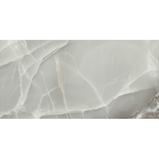 Πλακάκι Agate Grey Pulido Α' 60Χ120 Γκρι Γυαλιστερό Μαρμαριζέ
